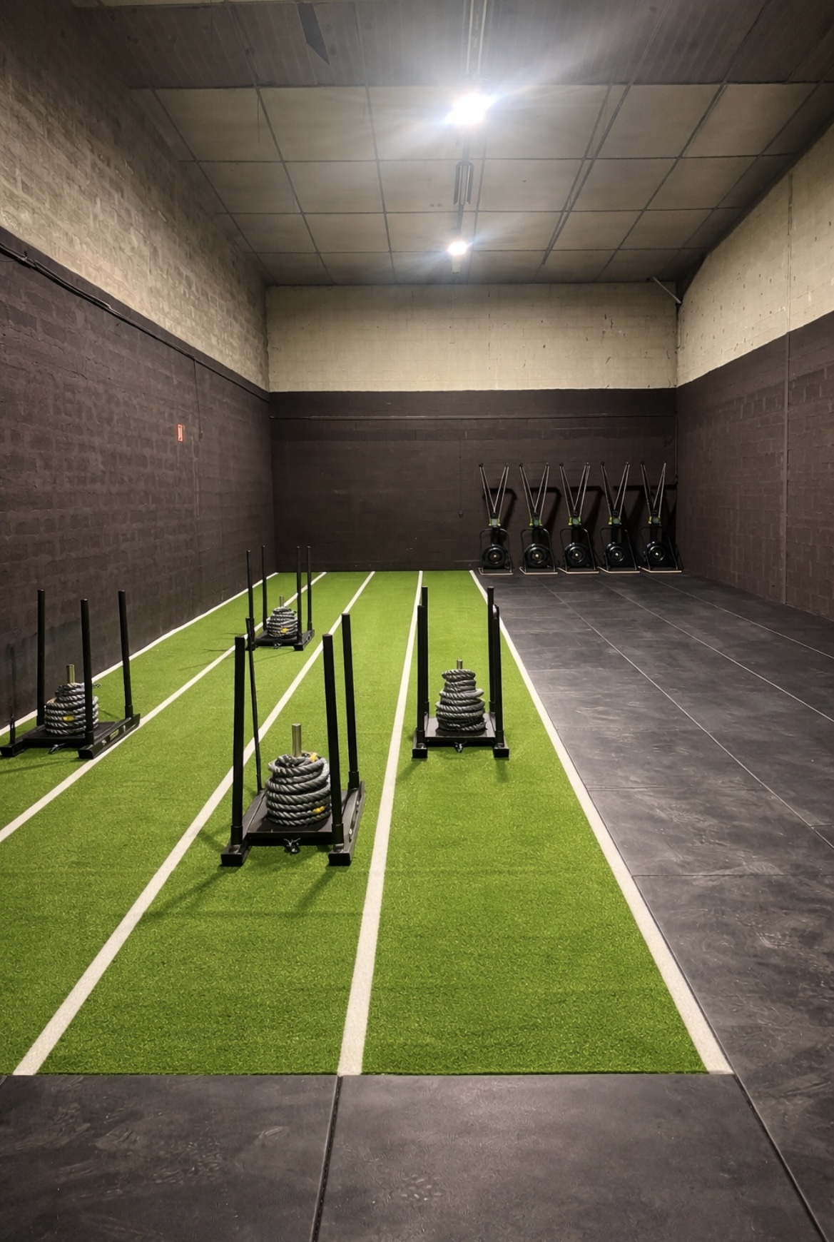 Zone Hyrox avec sleds